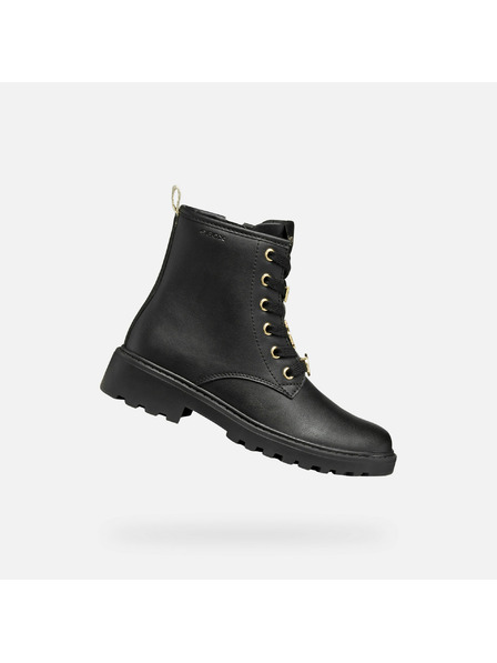 Geox Schwarze Mädchen Geox Casey Stiefelette