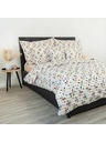 Kvalitex Französisches verlängertes Krepp-Bettwäsche-Set 240x220, 70x90cm Mosaik