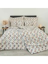 Kvalitex Klassisches Krepp-Bettwäsche-Set 140x200, 70x90cm Mosaik