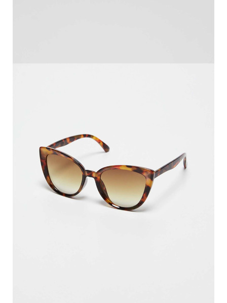 Moodo Gemusterte braune Sonnenbrille