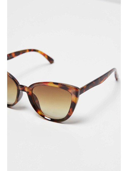 Moodo Gemusterte braune Sonnenbrille
