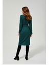 Moodo Petrolblaues Wickelkleid