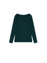 Moodo Petrolblaues Langarmshirt