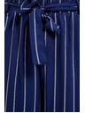 Moodo Dunkelblau gestreifte Hose