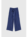 Moodo Dunkelblau gestreifte Hose