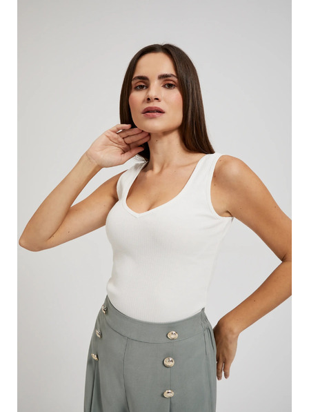 Moodo Weißes Damen-Top