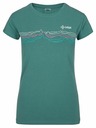 Kilpi Petrolfarbenes Damen-Baumwoll-T-Shirt Kilpi Toffees