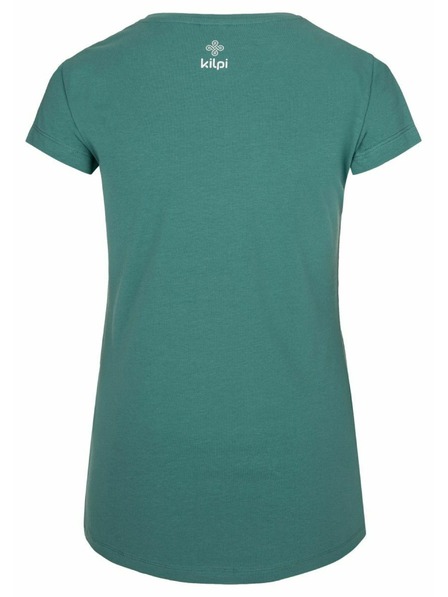 Kilpi Petrolfarbenes Damen-Baumwoll-T-Shirt Kilpi Toffees