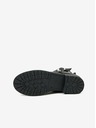 Ojju Schwarze Damenstiefeletten aus Leder OJJU