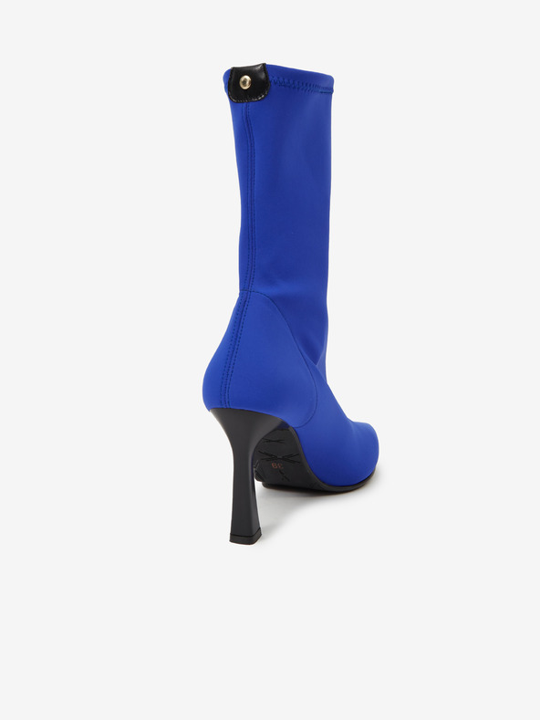 Ojju Blaue Damenstiefel mit Absatz OJJU