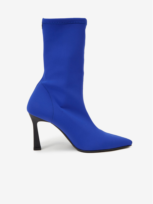 Ojju Blaue Damenstiefel mit Absatz OJJU