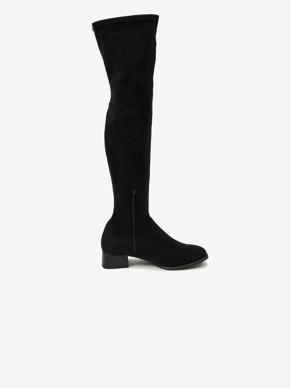 Ojju Schwarze Wildlederstiefel OJJU