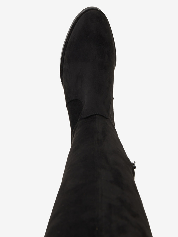 Ojju Schwarze Wildlederstiefel OJJU