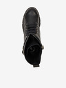 Ojju Schwarze Damenstiefeletten aus Leder OJJU
