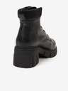 Ojju Schwarze Damenstiefeletten aus Leder OJJU