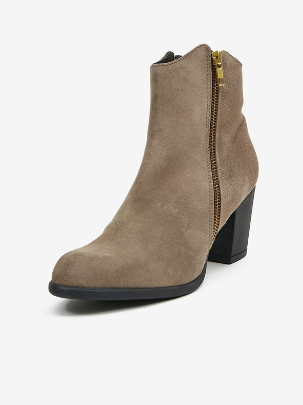 Ojju Graue Damenstiefel aus Wildleder OJJU