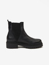 Ojju Schwarze Damenstiefeletten aus Leder OJJU