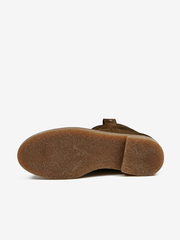 Ojju Isolierte Damenstiefeletten aus Wildleder, khaki OJJU