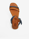 Ojju Dunkelblaue Damen-Sandalen aus Wildleder OJJU