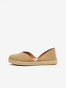 Ojju Hellbraune Damen-Espadrilles aus Wildleder OJJU