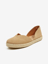 Ojju Hellbraune Damen-Espadrilles aus Wildleder OJJU
