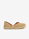 Ojju Hellbraune Damen-Espadrilles aus Wildleder OJJU