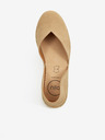 Ojju Hellbraune Damen-Espadrilles aus Wildleder OJJU