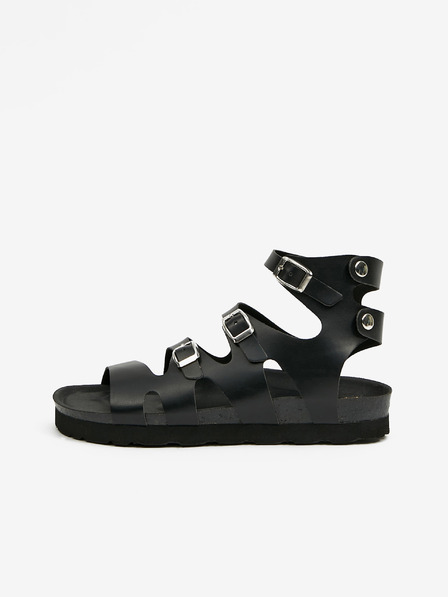 Ojju Schwarze Damen-Sandalen OJJU