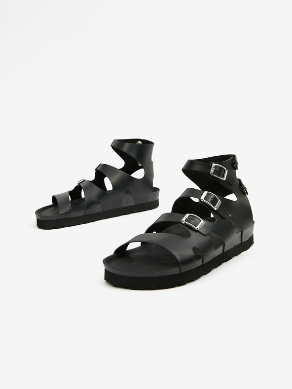 Ojju Schwarze Damen-Sandalen OJJU