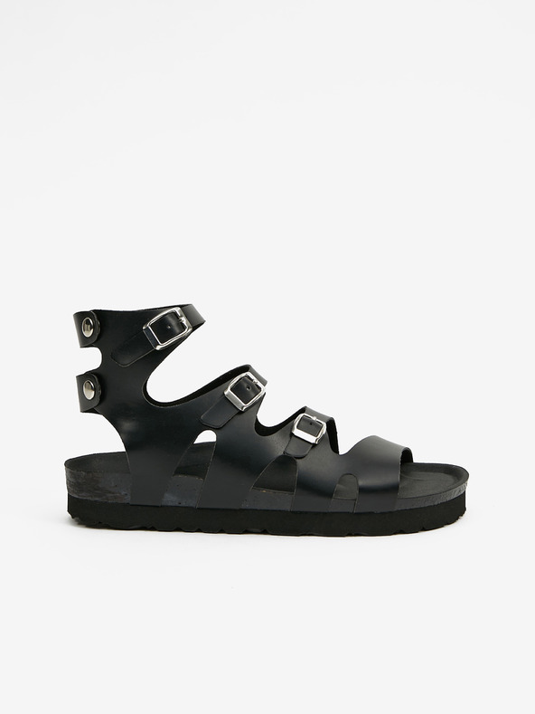 Ojju Schwarze Damen-Sandalen OJJU