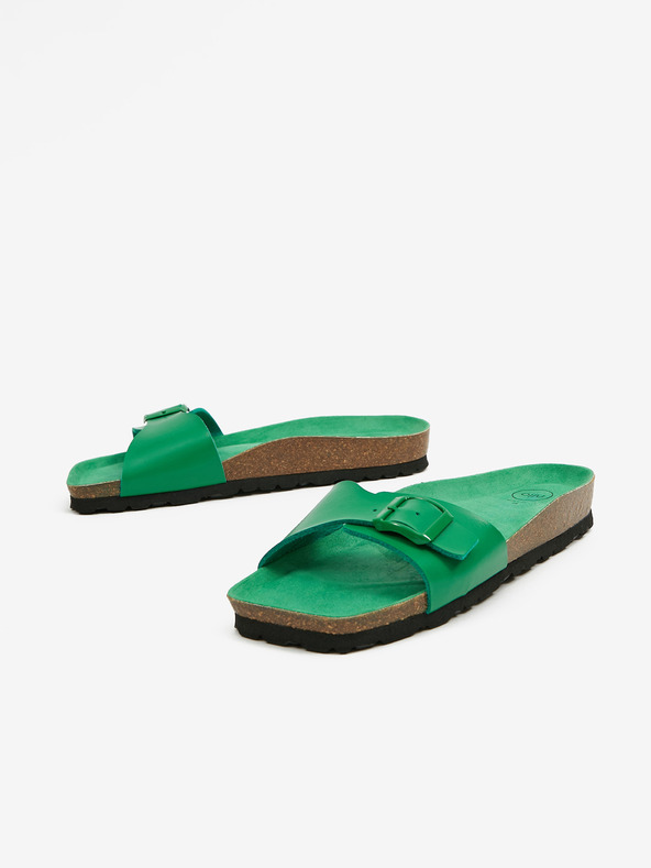 Ojju Grüne Damenpantoffeln OJJU