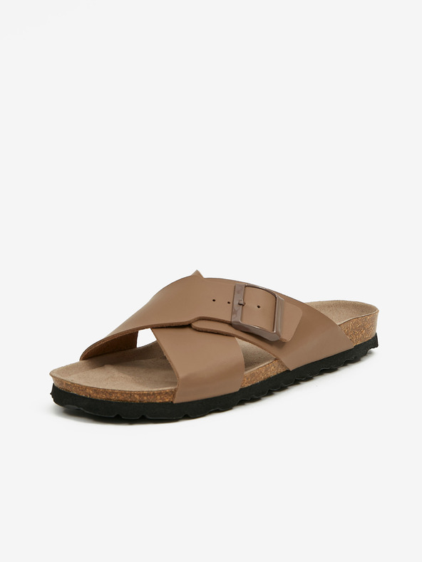 Ojju Braune Hausschuhe für Herren OJJU