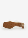 Ojju Beige-transparente Damen-Pantoffeln OJJU