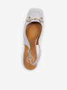 Ojju Hellviolette Damen-Sandalen aus Wildleder mit Absatz OJJU