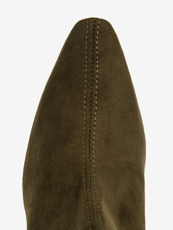 Ojju Khakifarbene Stiefelette aus Wildleder OJJU