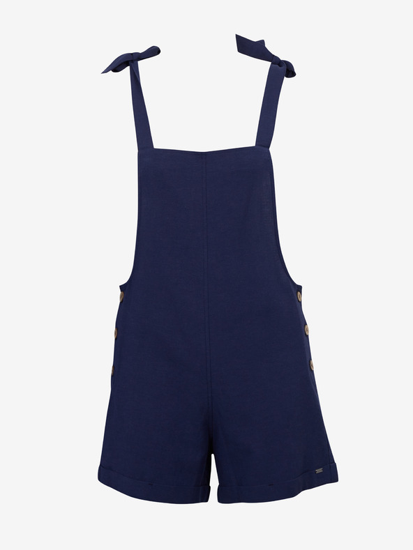 ZOOT.lab Dunkelblaue Damenshorts aus Leinen mit Lack ZOOT.lab Paulina