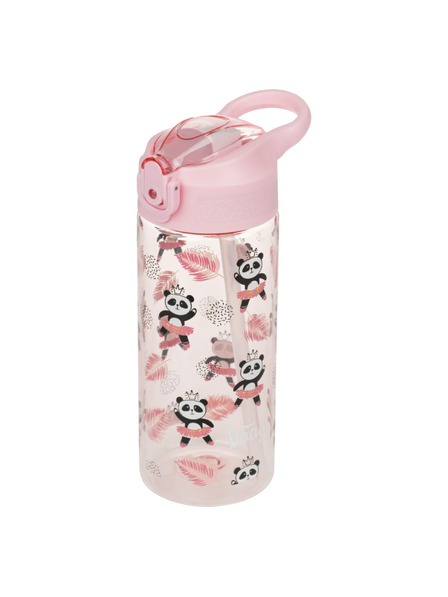 BAAGL  BAAGL Tritan-Trinkflasche mit Strohhalm Panda 500 ml