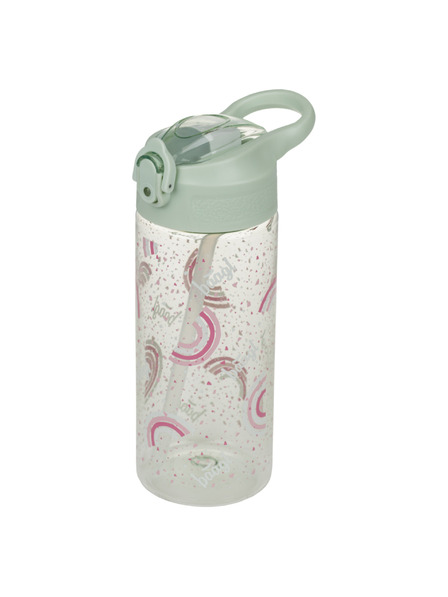 BAAGL  BAAGL Tritan-Trinkflasche mit Strohhalm Regenbogen 500 ml