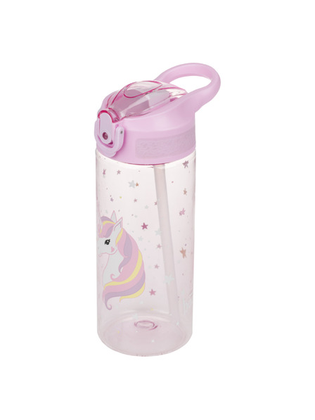 BAAGL  BAAGL Tritan-Trinkflasche mit Strohhalm Rainbow Unicorn 500 ml