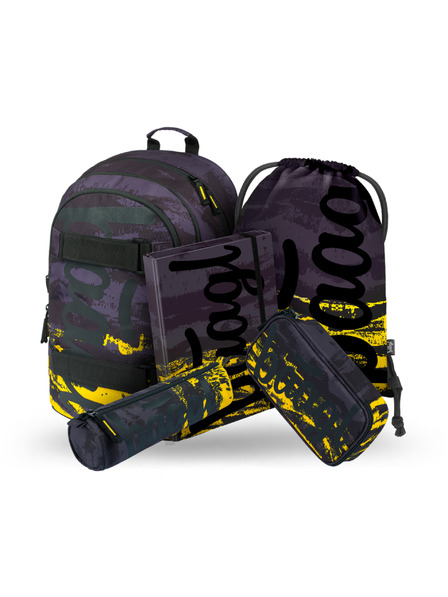 BAAGL  BAAGL 5 SET Skate Dune: Rucksack, Federmäppchen, Etui, Beutel, Mappe