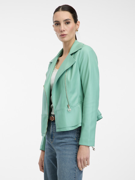 Orsay Hellgrüne Damen-Kunstlederjacke von ORSAY