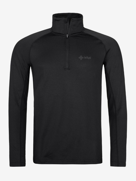 Kilpi Schwarzes Herren-Sporthemd mit Stehkragen Kilpi WILLIE