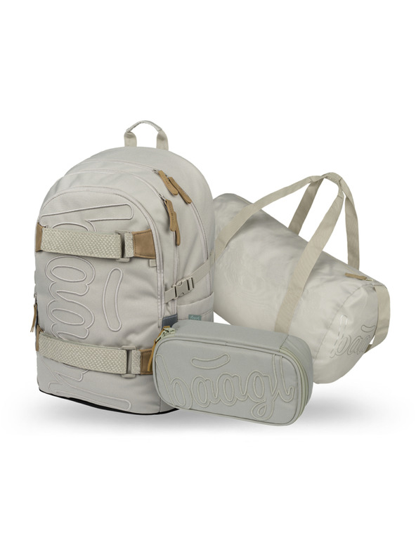 BAAGL  BAAGL SET 3 Skate Mist: Rucksack, Federmäppchen, Sporttasche