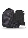 BAAGL  BAAGL SET 3 Skate max SKA grau: Rucksack, Federmäppchen, Beutel