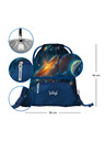 BAAGL  BAAGL SET 3 AIRY Weltraum: Rucksack, Federmäppchen, Beutel