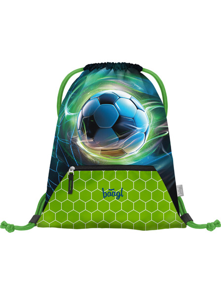 BAAGL  BAAGL SET 3 Zippy plus Fußball: Schulranzen, Federmäppchen, Beutel