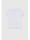 Moodo Weißes Damen-T-Shirt