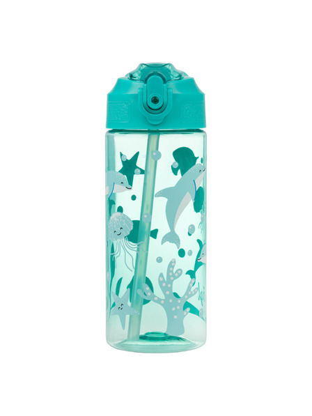 BAAGL  BAAGL Tritan-Trinkflasche mit Strohhalm Delfin 500 ml