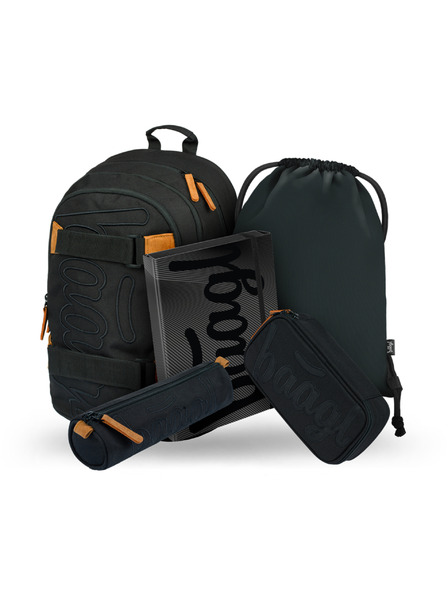 BAAGL  BAAGL 5 SET Skate Darkness: Rucksack, Federmäppchen, Etui, Beutel, Mappe