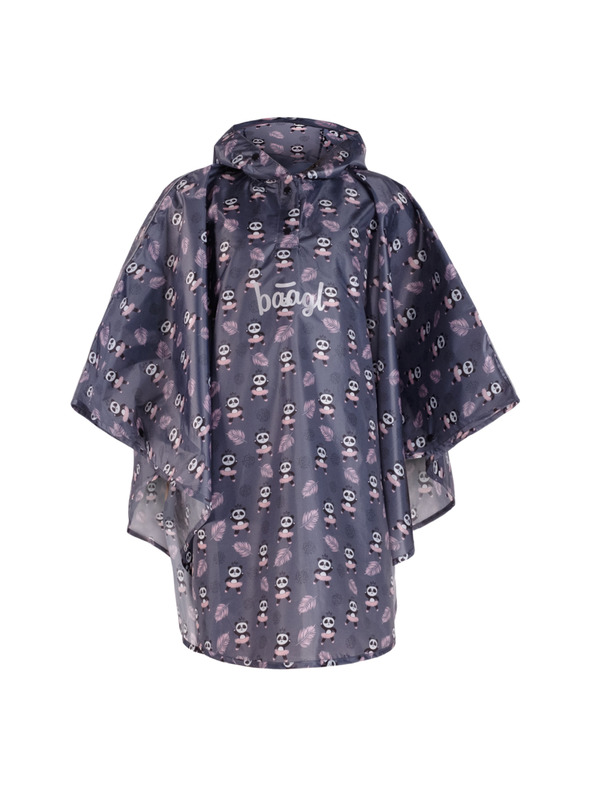 BAAGL  BAAGL Outdoor Poncho-Regenmantel Panda Größe S (110-130 cm)